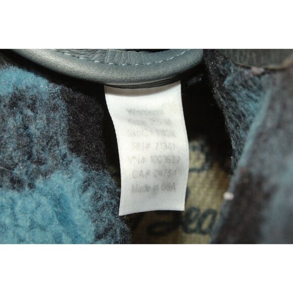 LL Bean Bean Boots 8" Fleece Lined Insulated Black Gum Slate Plaid 10 M - Picture 10 of 10